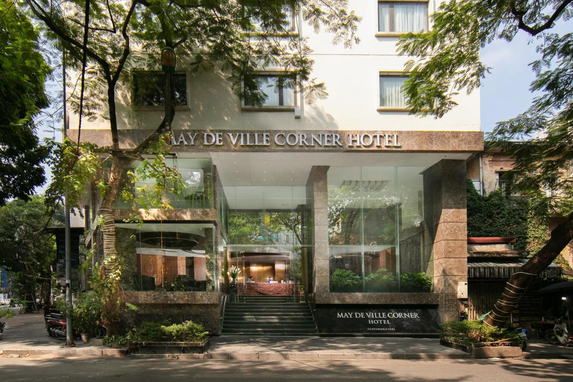 May De Ville Corner Hotel Hanoi Bagian luar foto